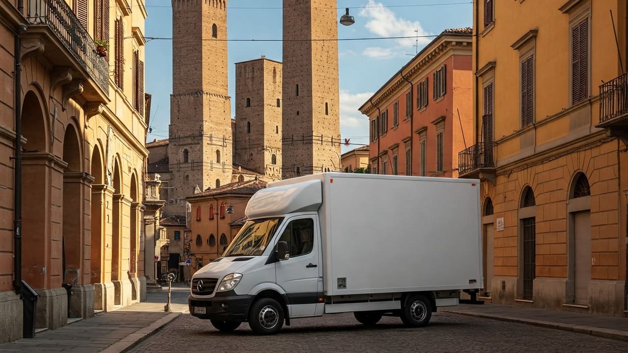Furgone di traslochi a Bologna