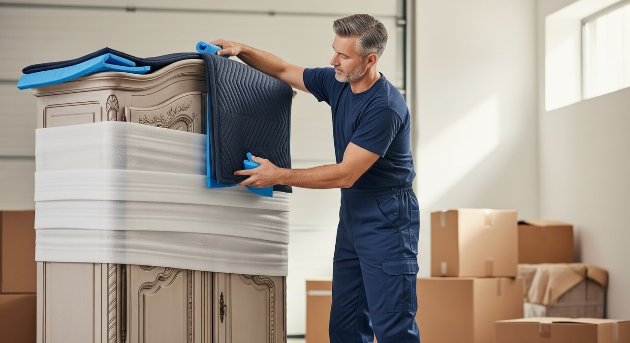Professional packing service for removals in Latina
