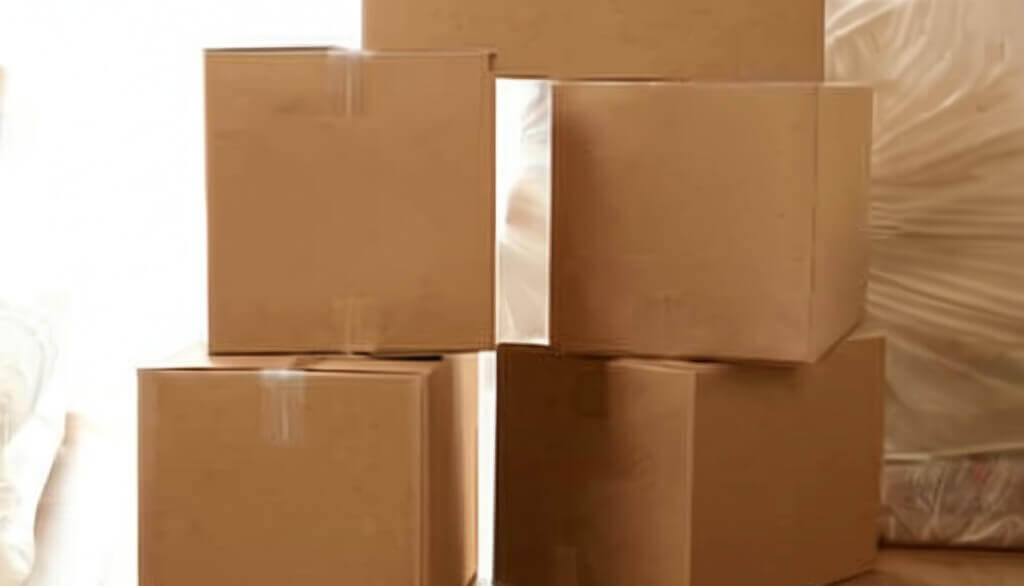 Boxes ready for a move in Monza