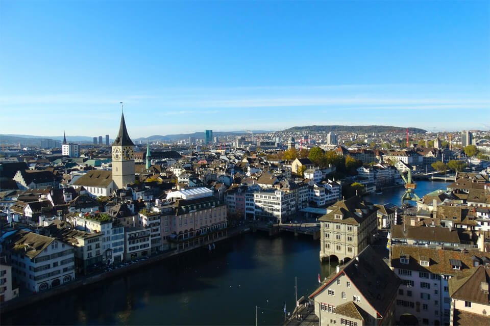 Come traslocare in Svizzera - Un'immagine di Zurigo