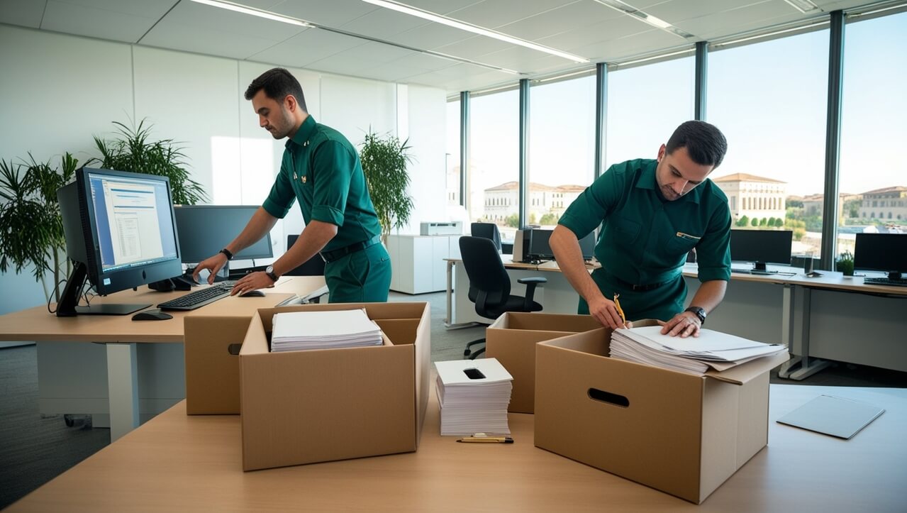Trasloco ufficio a Brescia - Imballaggio professionale
