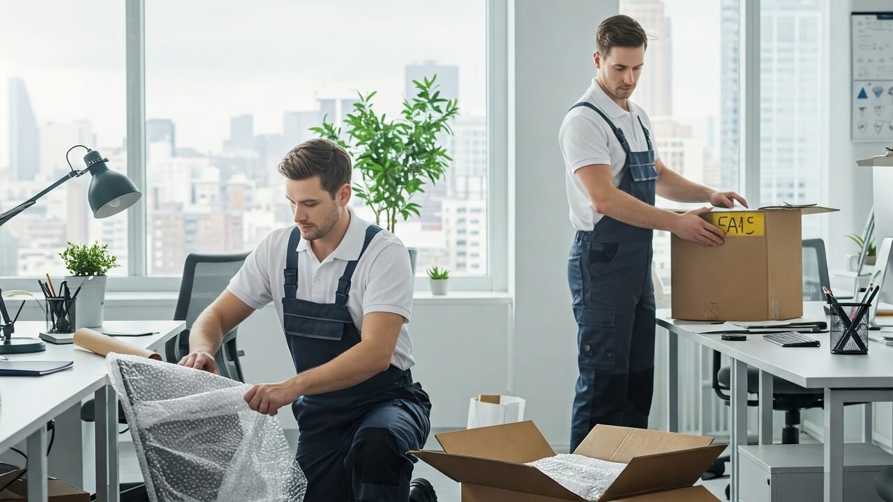 Office move in Pescara - Professional packing
