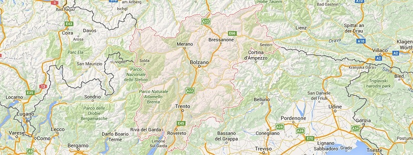 Déménagements Trentin-Haut-Adige